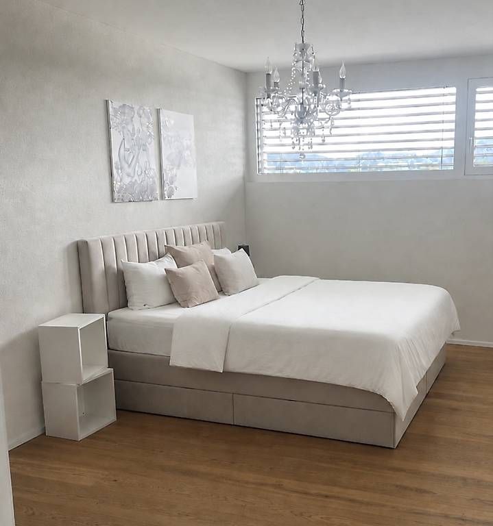 Letti: Boxspringbett beige mit stauraumfunktion – Usato da Wängi venduto da VDMJ_ 2