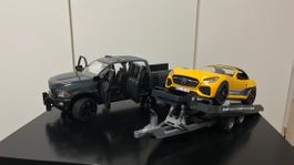 Bruder Truck mit Anhänger 