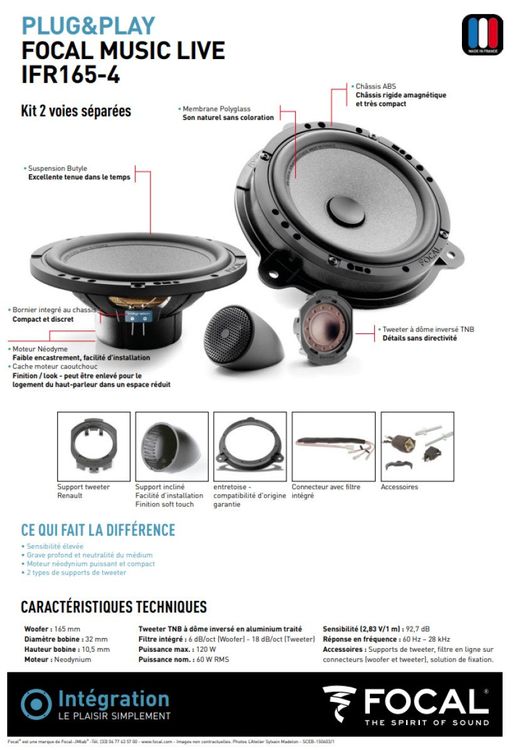 Focal IFR165-4 - Focal Music Live - Renault, Nissan, Dacia | Kaufen auf ...