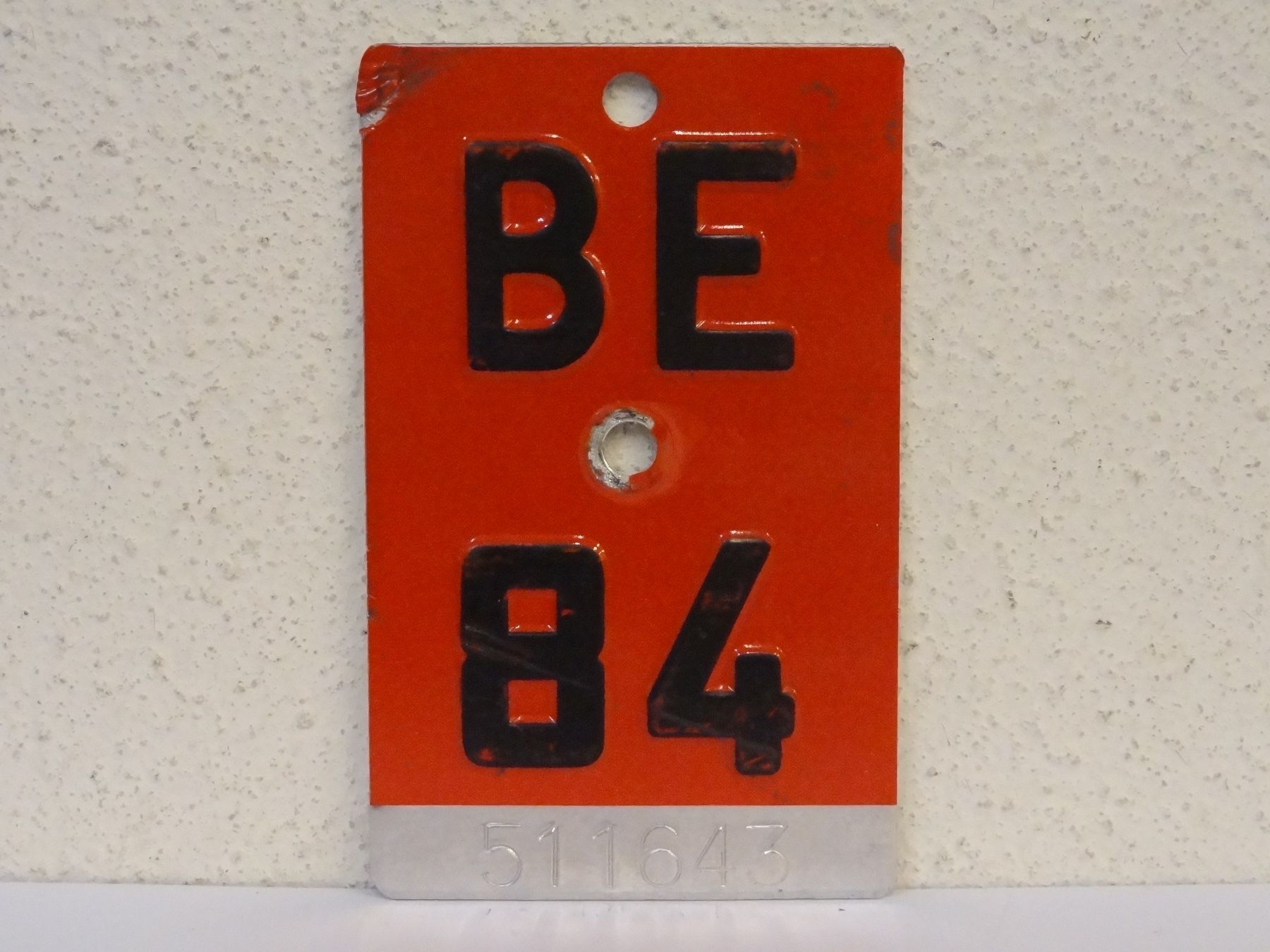 Ecriteaux: BE 84 VELONUMMER - FAHRRADSCHILD – D'occasion à Kerzers par djstarsky73