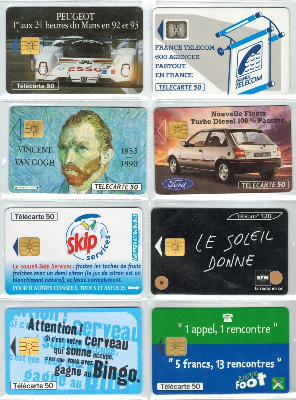 Telefon- & Taxkarten: 8 Telefonkarten Frankreich – Gebraucht aus Zürich von tol_b7c7