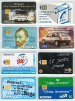 8 Telefonkarten Frankreich