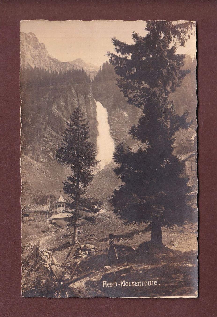 Cartoline postali: AESCH-KLAUSENROUTE – Usato da Pully venduto da nicecards-shop
