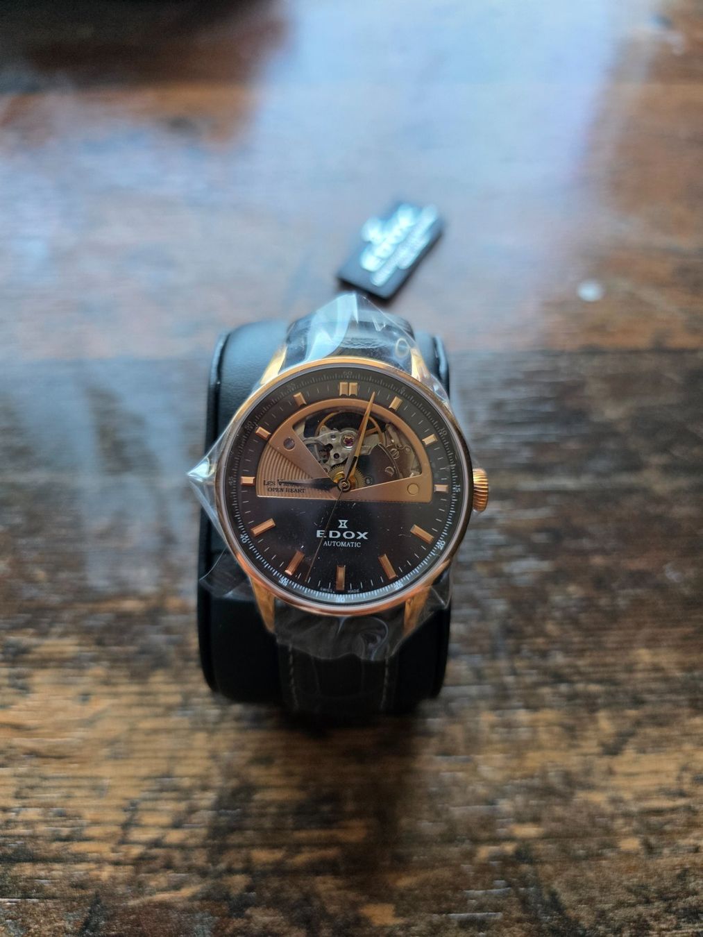 Edox Orologi: Edox Les Vauberts Open Heart Automatic Lady – Nuovo e nell'imballaggio originale da Interlaken venduto da schmante 2