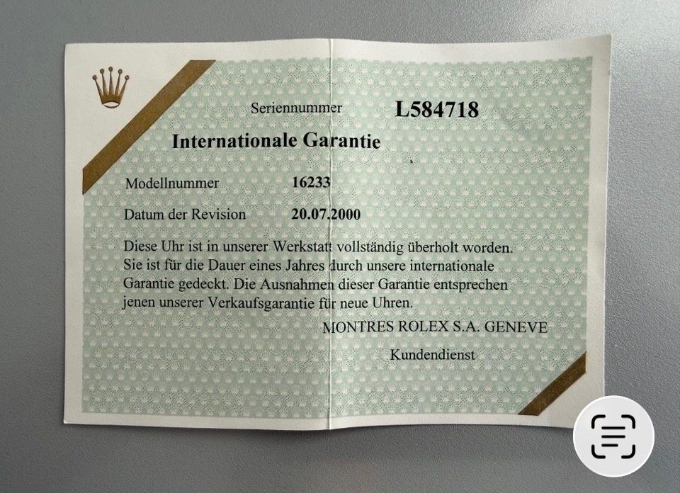 Rolex Orologi: Rolex Oyster Perpetual Datejust 16233 – Usato da Heimberg venduto da Barb5705 8