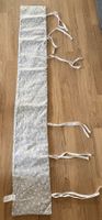Nestchen Piqué für Beistellbett Babybay perlgrau/Sterne