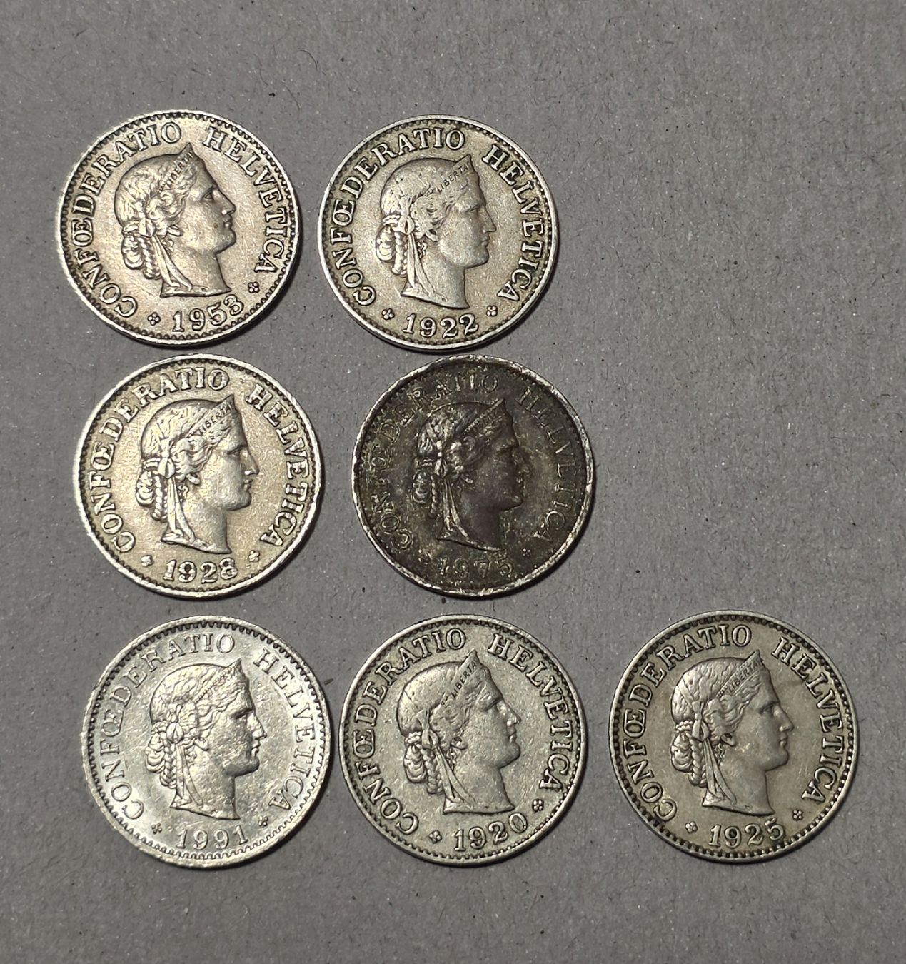 Tutti le monete: Collection de monnaie en argent dès 1909 – Usato da Saxonne (Ayent) venduto da Dino192 9