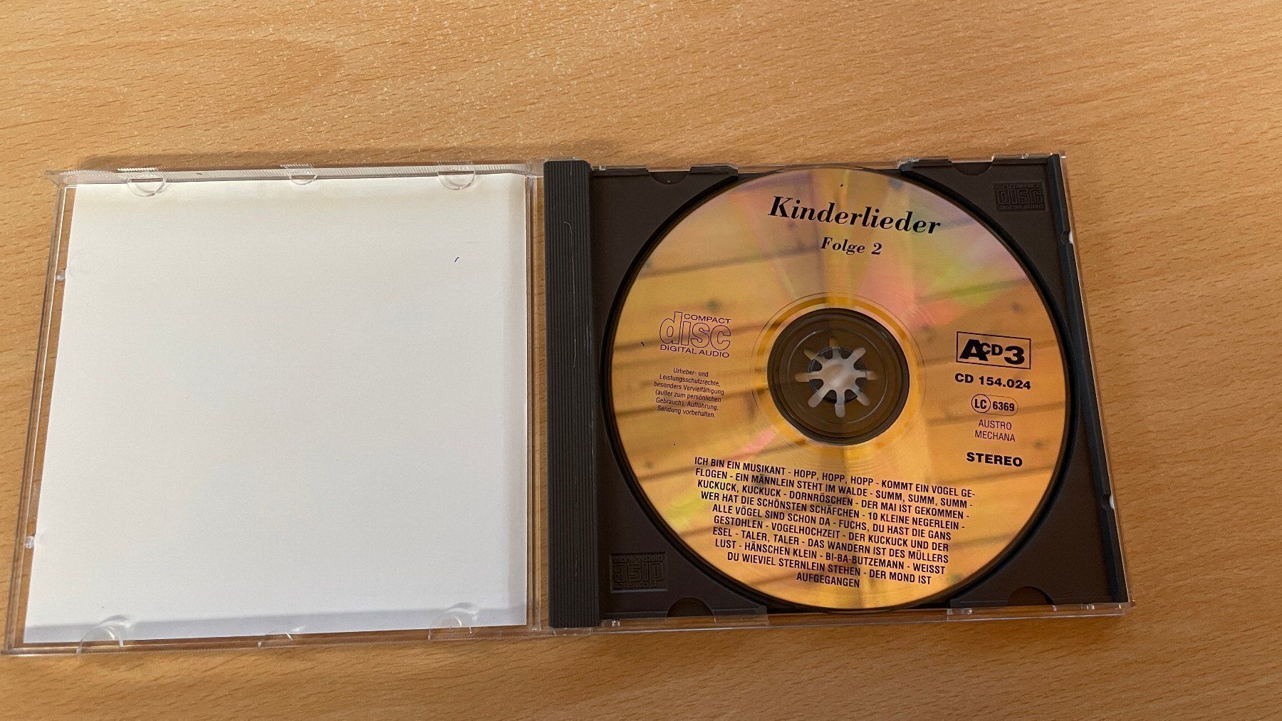 CD: Kinderlieder - Folge 2 - ok – Usato da Glattfelden venduto da cybermaxx 2