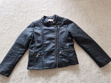 Lederjacke, Gr. 122, KIDSONLY, Jacke, Kunstleder-Jacke