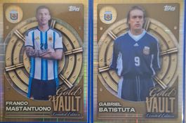 Topps Collector Tin 25/26Argentinien 2 Gold Vault Spieler
