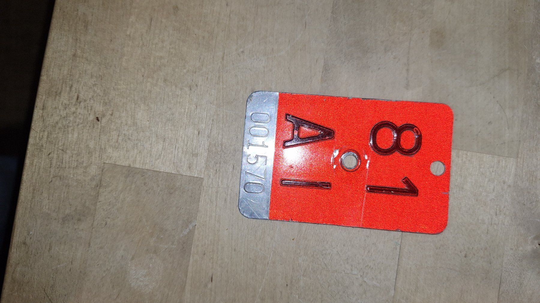 Insegne: Altes Nummernschild AI 81 – Usato da Appenzell-Steinegg venduto da lichs