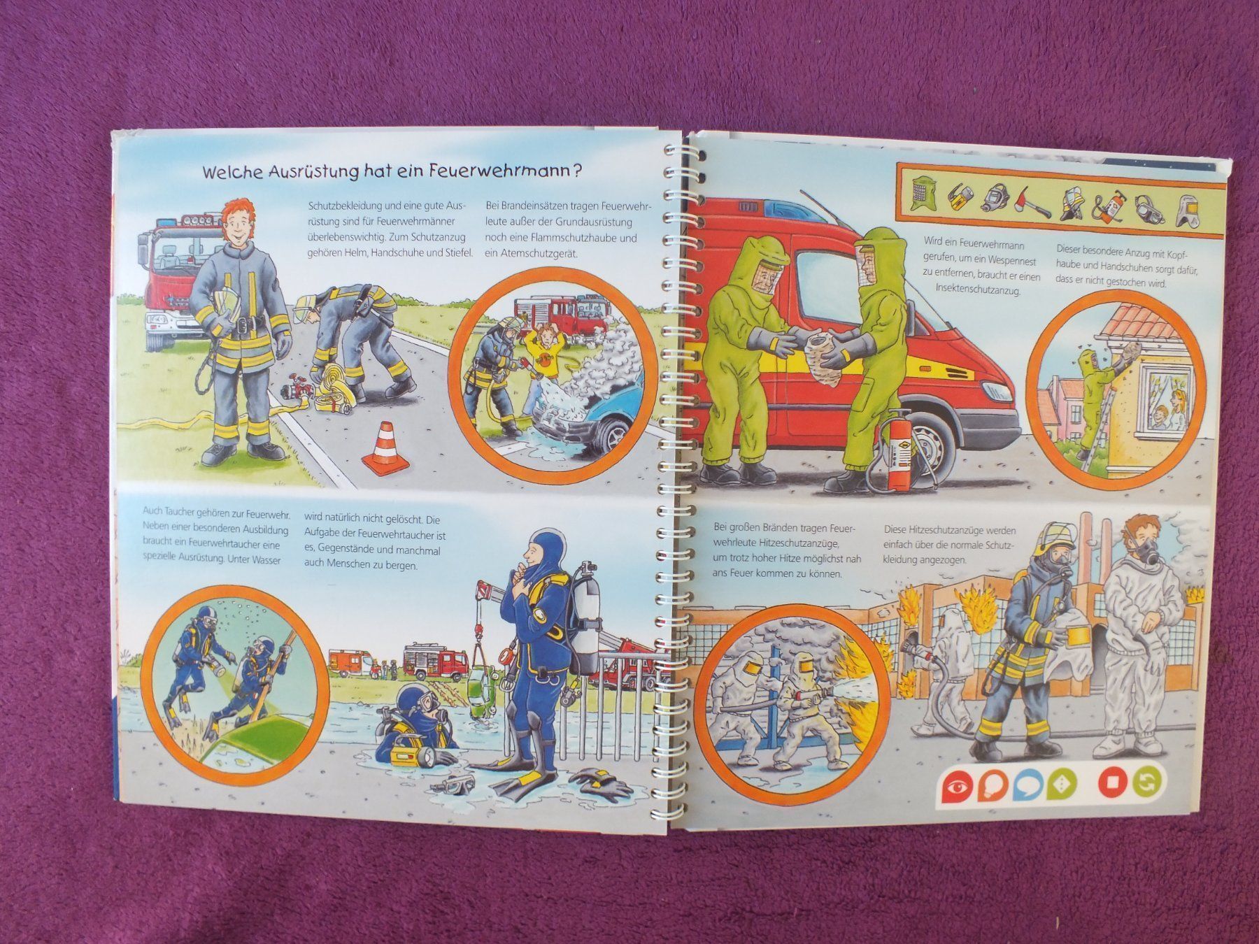 Libri: tiptoi Buch - Unterwegs mit der Feuerwehr – Usato da Müllheim Dorf venduto da Seeeule01 6
