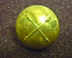 Vintage Uniformknopf Sappeur - Armee