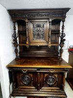 Antik Buffet M. Ballin Munchen Holz geschnitzt antik