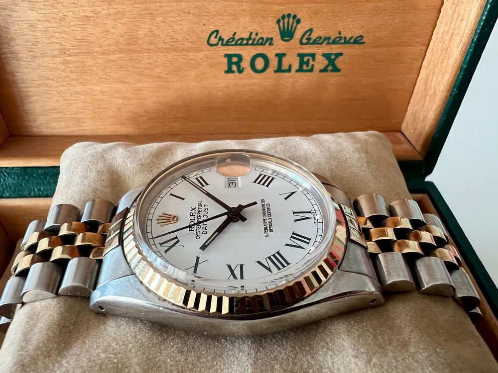 Rolex Orologi: ROLEX Datejust 36, 16013, Automatic, Steel-Gold, Box&papers – Usato da Le Mont-sur-Lausanne venduto da LycaGallery 5
