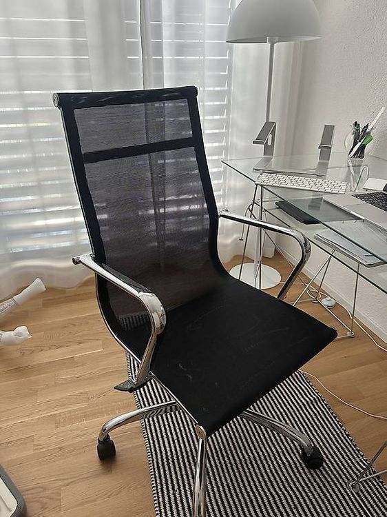 Bürostuhl schwarz silber gebraucht (Gebraucht) in Wetzikon ZH für CHF ...