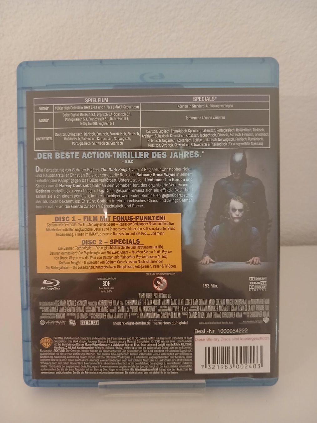 Alle DVDs: The Dark Knight – Gebraucht aus St. Margrethen SG von SamusAran 1