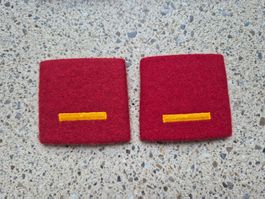 Gradabzeichen Patten Set Soldat Artillerie 