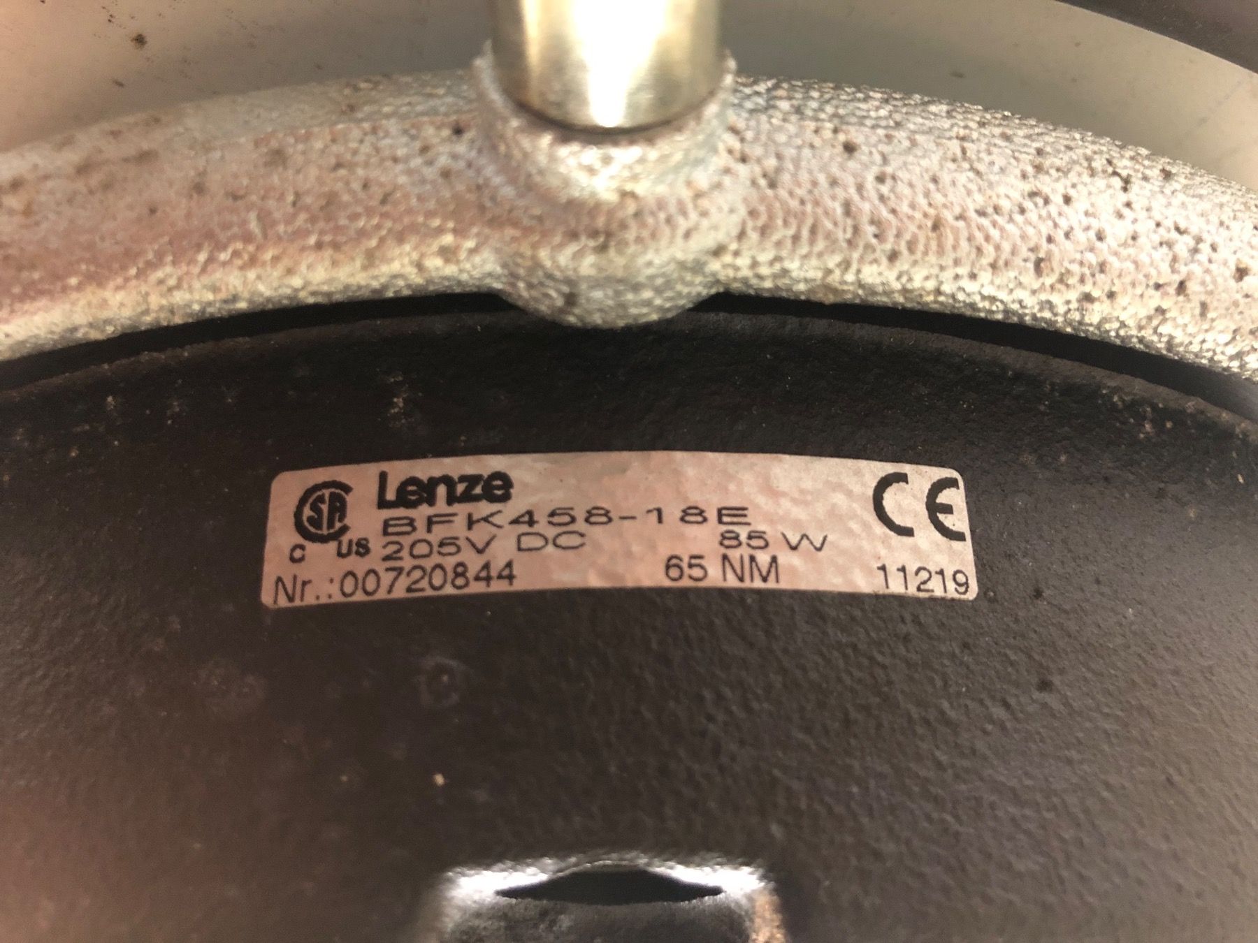 Componenti elettronici: Federkraftbremse Intorq BFK458-18E Lenze – Nuovo e nell'imballaggio originale da Schötz venduto da EMTEC02 3