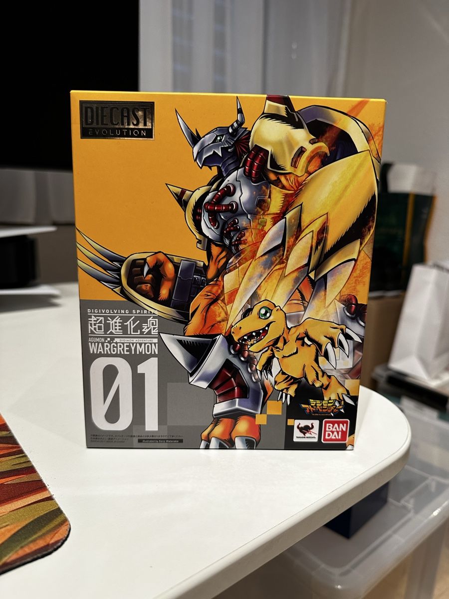 Figuren: Digimon Diecast  Wargreymon – Neu und originalverpackt aus Weinfelden von sel_9ltk