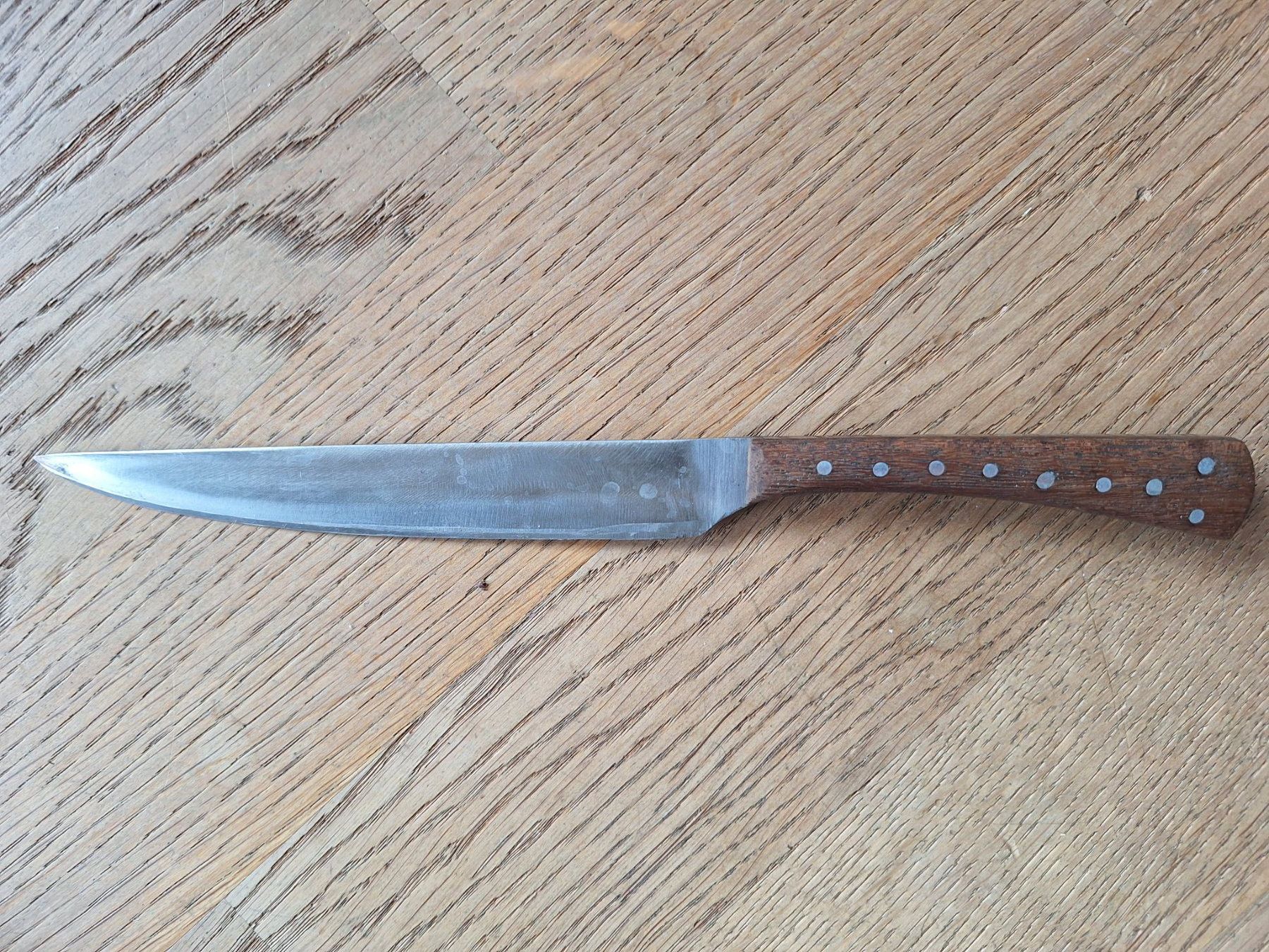 Posate: Handangefertigtes Messer mit Lederscheide – Usato da Walliswil b.Wangen venduto da quirlat 3