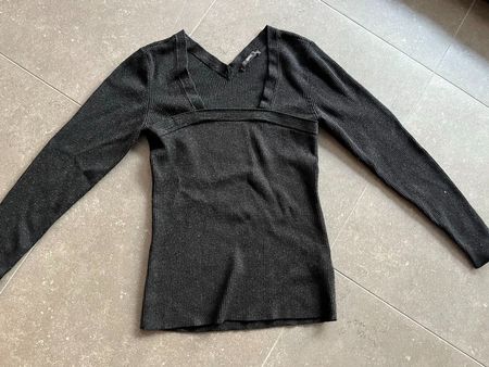 Festlicher Pulli mit Glitzereffekten in XS von ESPRIT