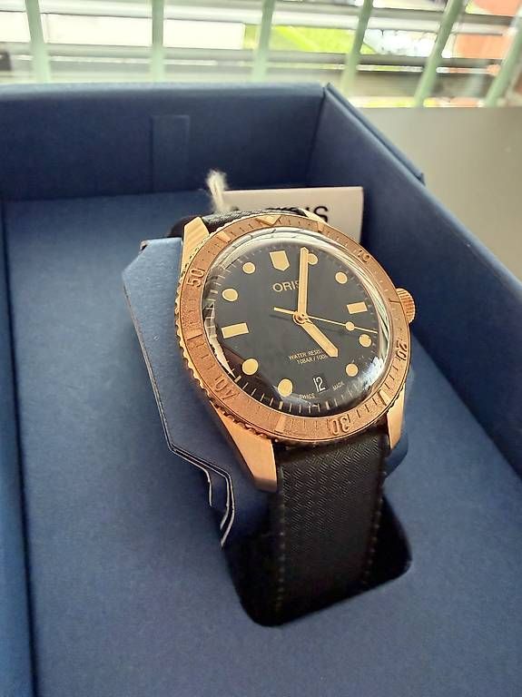Oris Orologi: Oris Divers Sixty-Five Cotton Candy Sepia – Usato da Zürich venduto da timeio-swapwatch 2