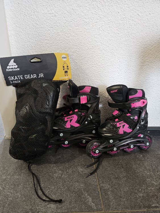Roces Inlineskates, verstellbar, inkl. Schonerpaket Gr. XXXS | Kaufen ...