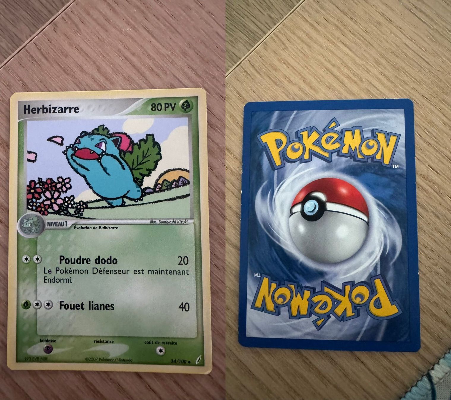 Pokémon Sammelbilder & Trading cards: Herbizarre 34/100 – Gebraucht aus Chavannes-Renens von skywalker1942