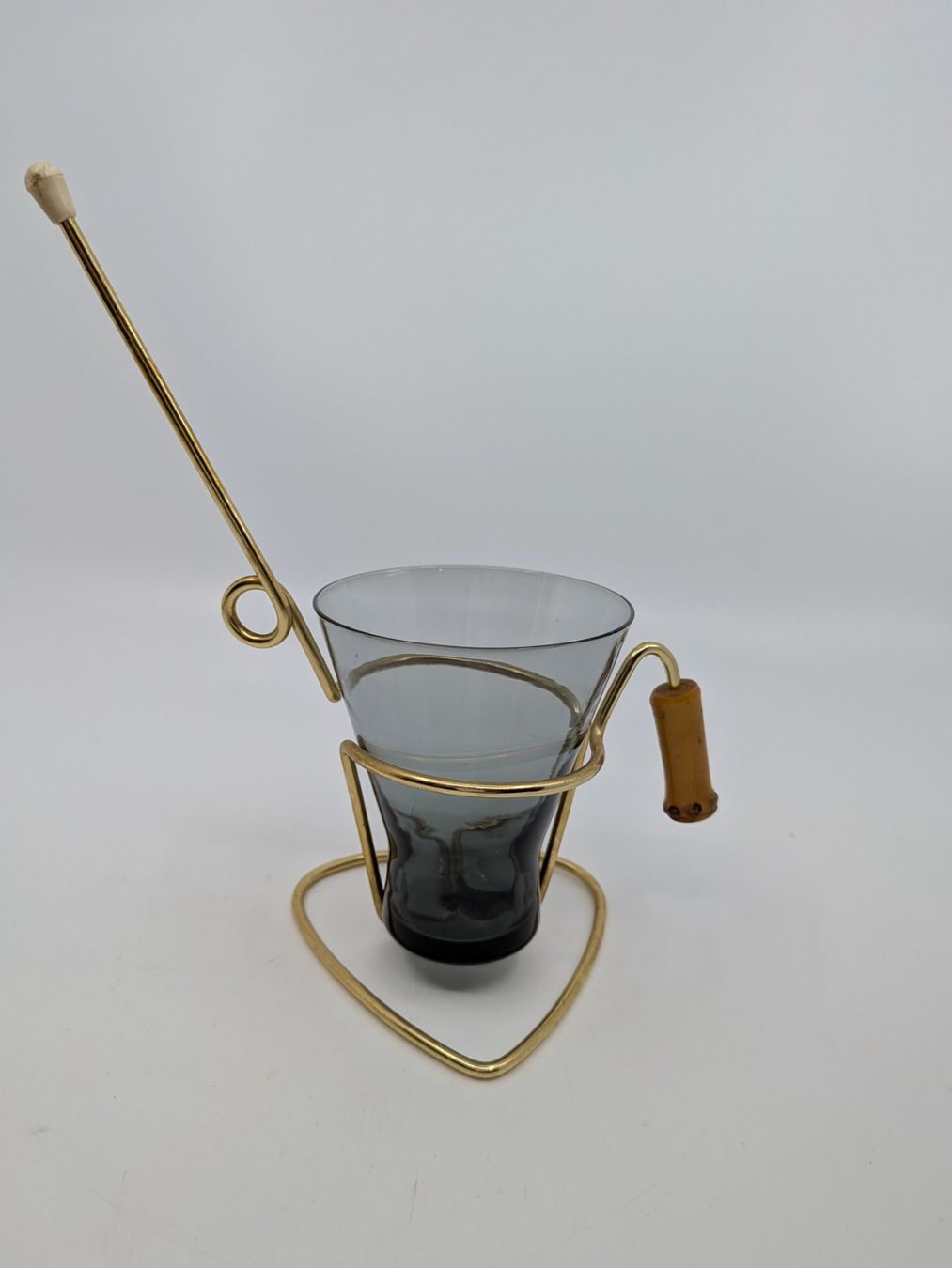 Bicchieri: Mid Century Glas mit Halterung – Usato da Emmen venduto da magelan