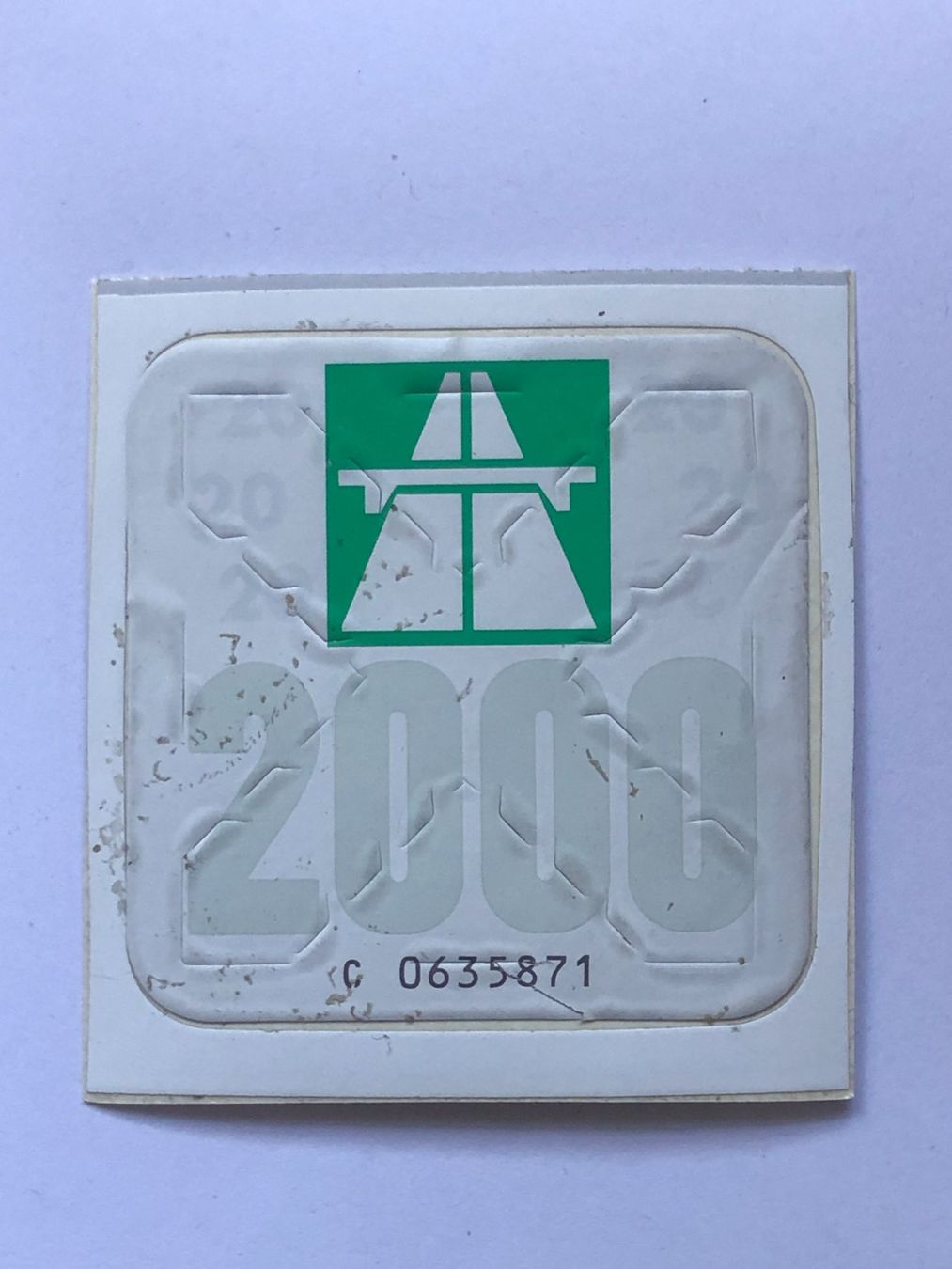 Vignette autostradali: Autobahnvignette 2000 – Usato da Ganterschwil venduto da ganterb