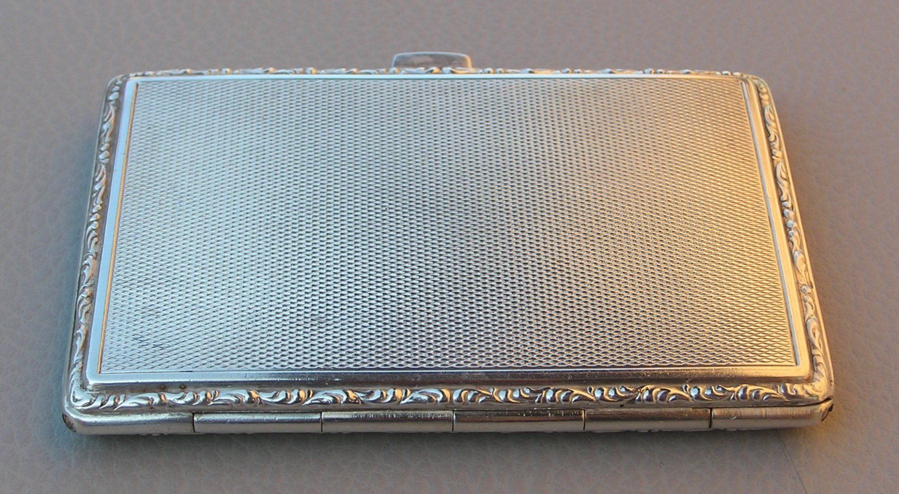 Sonstige Tabakwaren: ALTES ZIGARETTENETUI ZIGARETTENBOX 800 SILBER – Gebraucht aus Grenchen von Antique-hunter 2