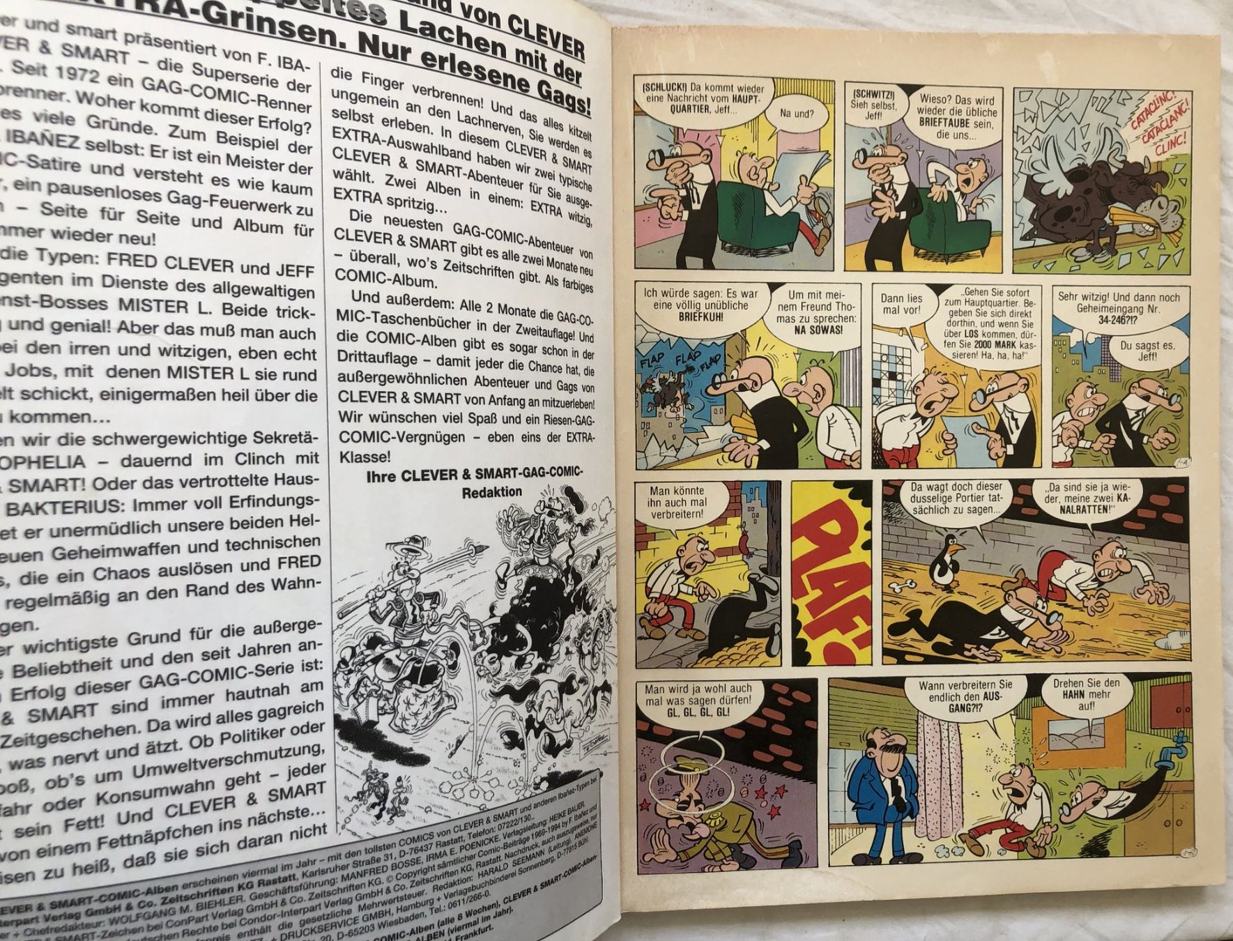 Fumetti: EXTRA CLEVER & SMART - Sonderheft Nr.30 – Usato da Schaffhausen venduto da durruti 1