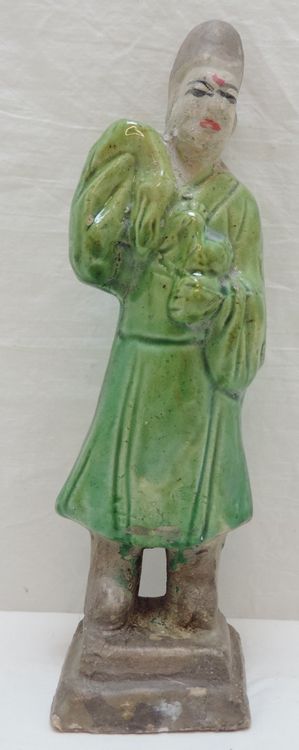alte China Tonfigur, glasierte Figur | Kaufen auf Ricardo