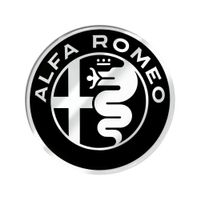 Alfa Romeo 3D Nabendeckel Aufkleber Sticker 75mm Black-Chrom