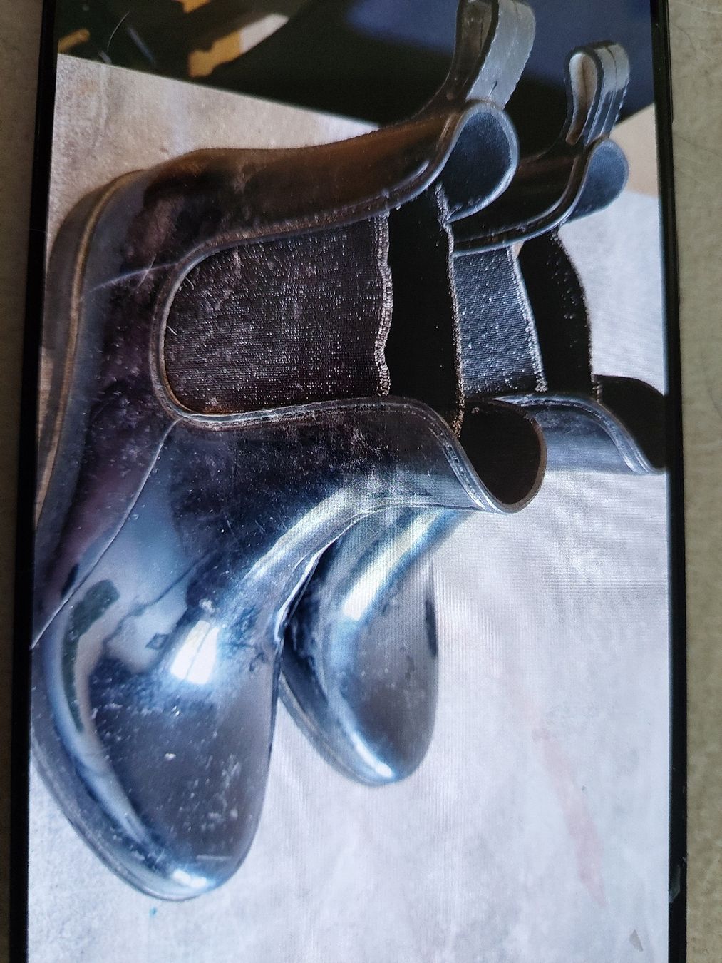 Damenschuhe: Gummistiefel schwarz Grösse 40 gebraucht – Gebraucht aus Solothurn von fra_hf65 1