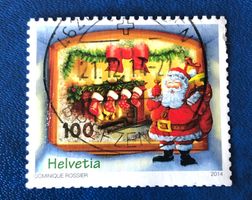 Nr.1527 Weihnachtsmann GESTEMPELT 2014  ﻿ 