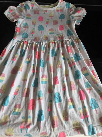 Kleid, 6-7 Jahre Glacemotiv, Eis, Rock, Spmmerkleid