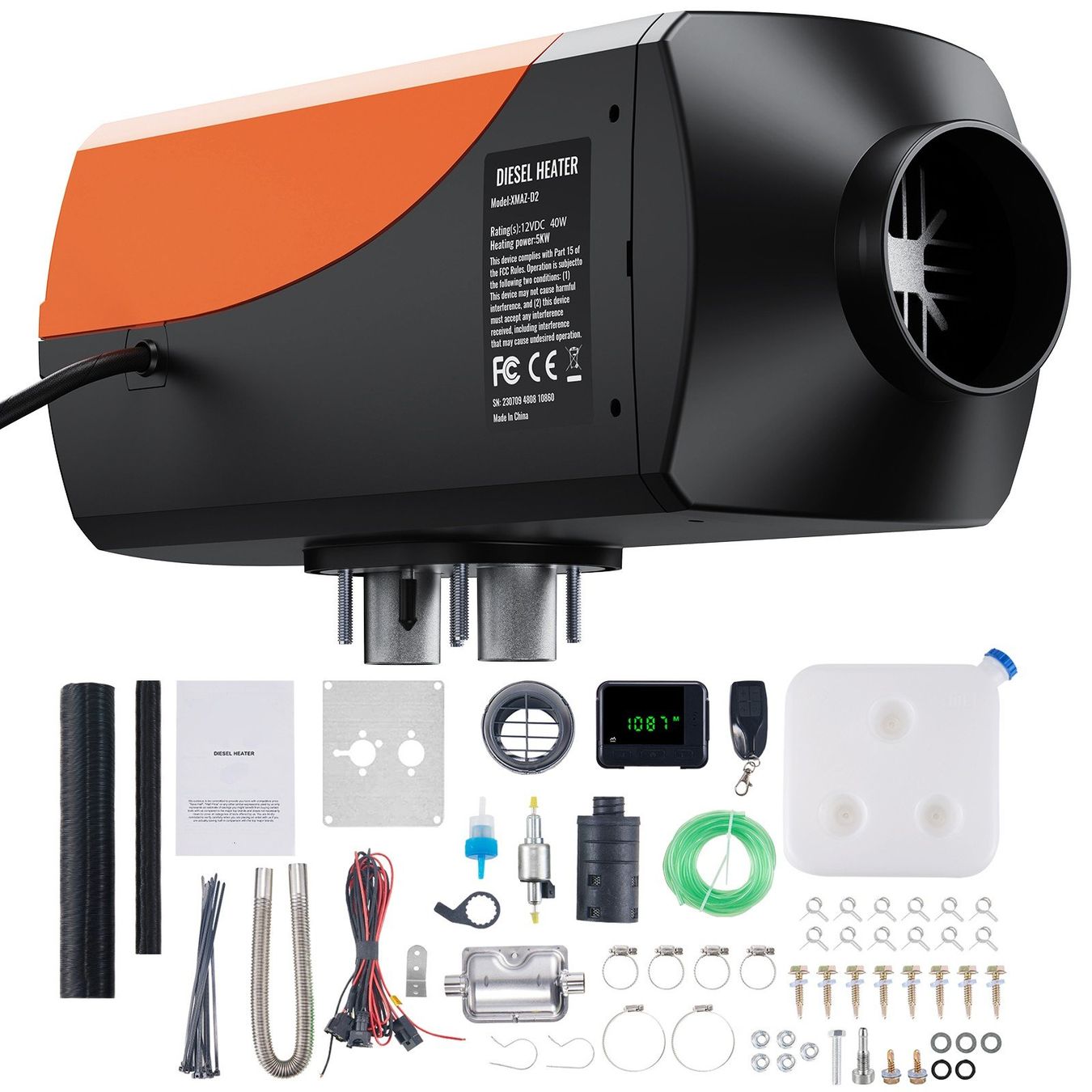 Heizgeräte: Diesel Standheizung mit LCD-Display - 5kW 12V – Neu und originalverpackt aus Wallenwil von toesstal-vertrieb