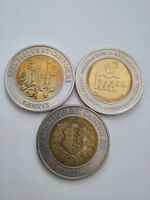 Sammlermünzen Set Schweiz, 3 Stück, guter Zustand