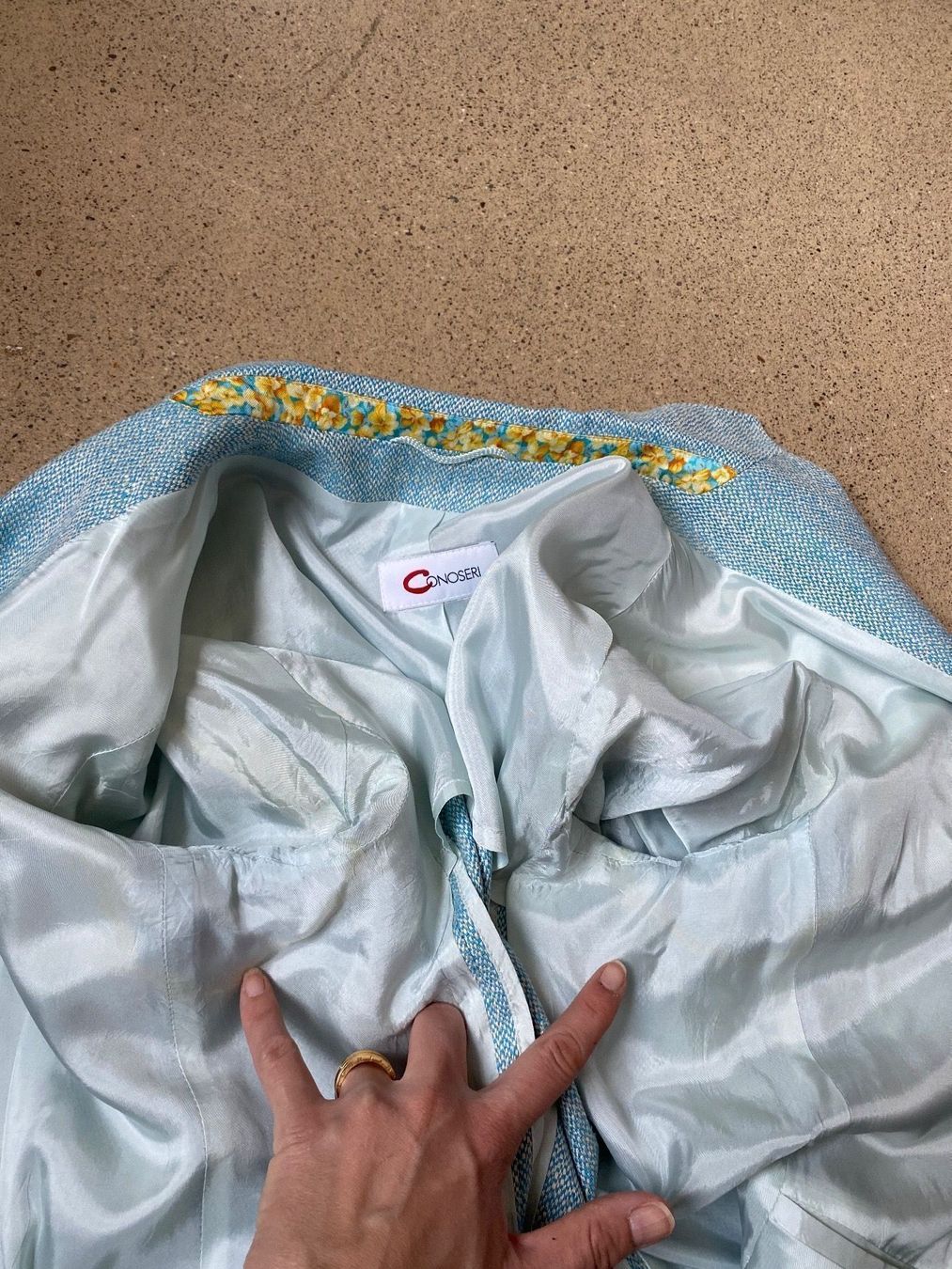 Vestes: CONOSERI Blazer Seide 🩵 – D'occasion à Zürich par ClosetQueen 8