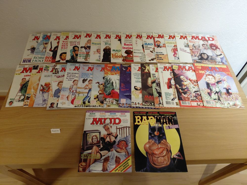 MAD Magazin 31 bis 300 + MÜD + BADman. Sehr guter Zustand (Gebraucht ...