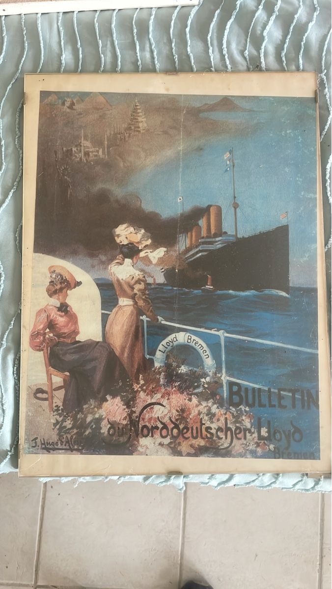 Foto & Immagini: Affiche Norddeutscher Lloyd Bremen – Usato da Meyrin venduto da jul_km5p