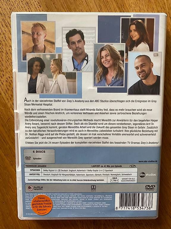 Tutti i DVDs: Diverse DVDs Greys Anatomy – Usato da Pratteln venduto da Siri04 4