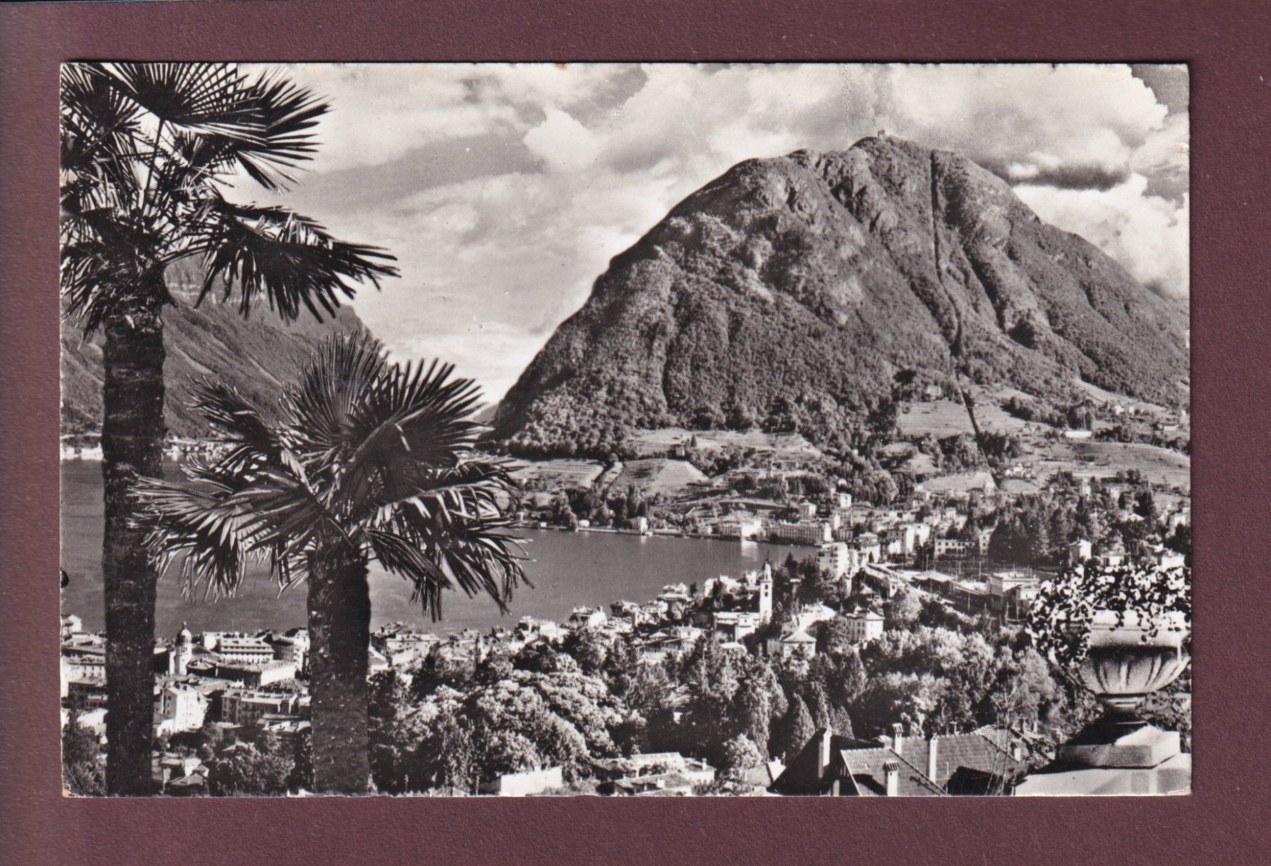 Cartoline postali: LUGANO - Monte S. Salvatore - 1957 – Usato da Pully venduto da nicecards