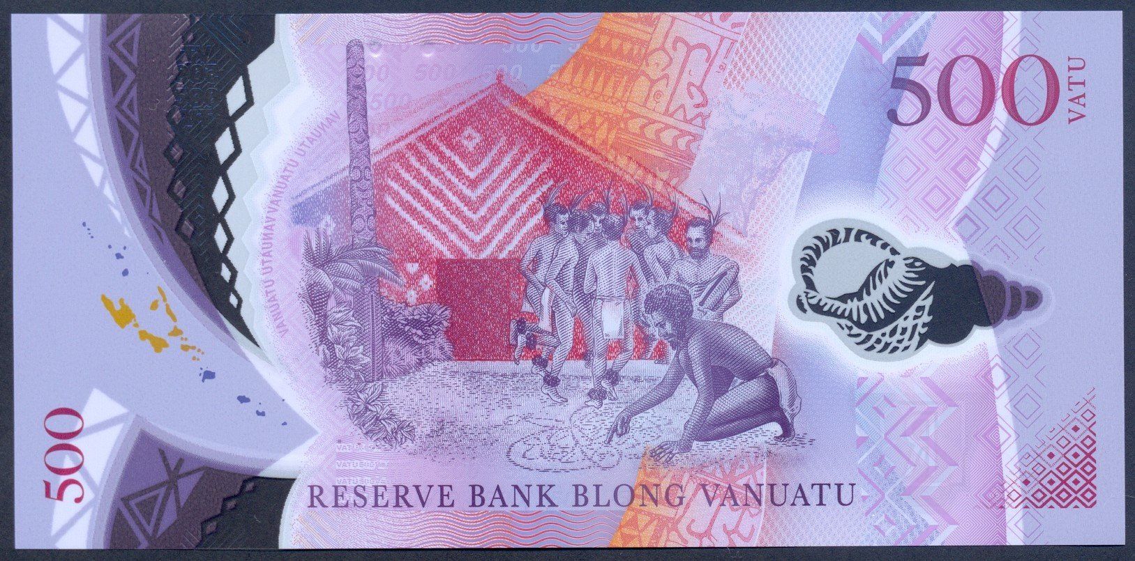 Banconote: Vanuatu 500 Vatu 2017 P-18 UNC – Nuovo (secondo la descrizione) da Schliern b. Köniz venduto da pizzitaxi 1