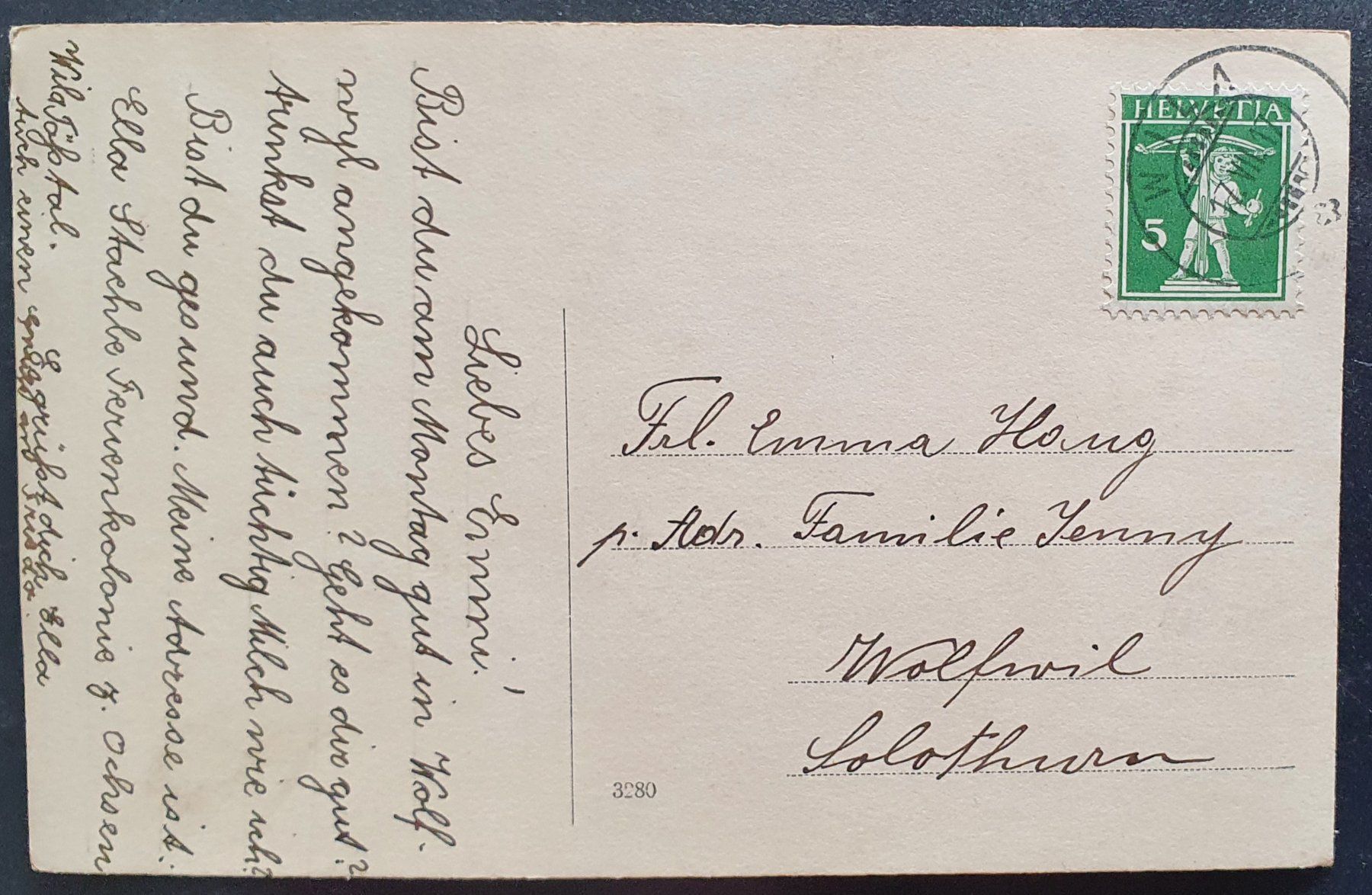 Cartoline postali: Wila 1917 - belebt – Usato da Kreuzlingen venduto da Rschweiz1 1