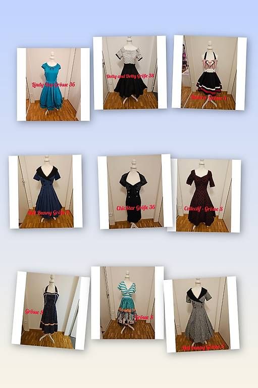 Lotti di vestiti: Grosses Retro Kleider Paket – Usato da St. Gallen venduto da ejw_w9pv