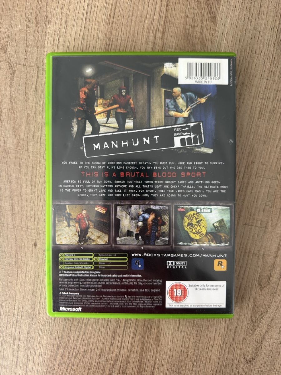 Giochi: Manhunt Xbox – Usato da Hagendorn venduto da masterchieff 1