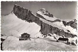 Leysin - Berneuse Restaurant + Gondelbahn mit Tours d'Aï